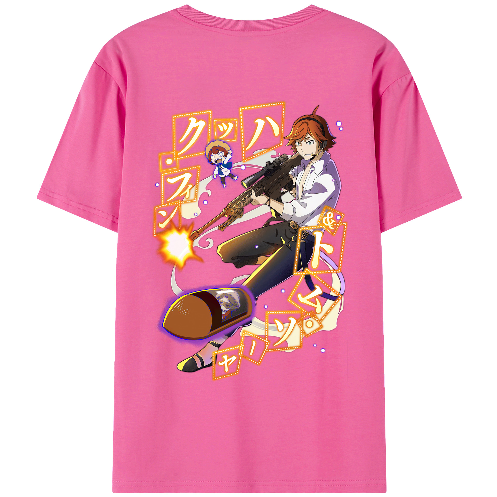 （画像用） 文豪ストレイドッグス Bungo Stray Dogs レディース半袖Tシャツ(バックプリント)